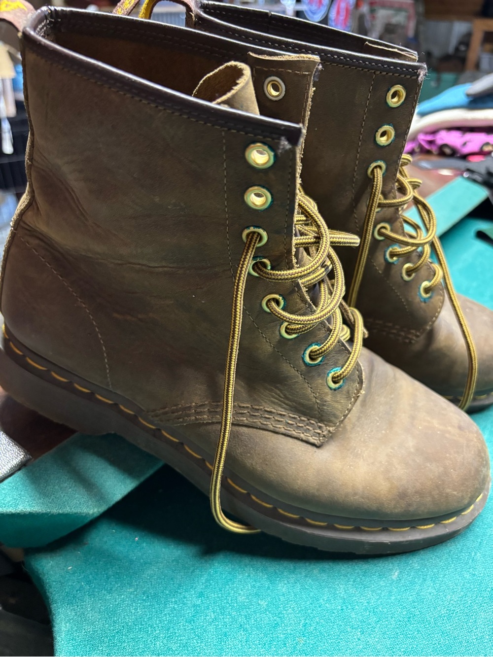 Dr. Marten’s Brown Leather Lace-Up Ankle Boots - Women